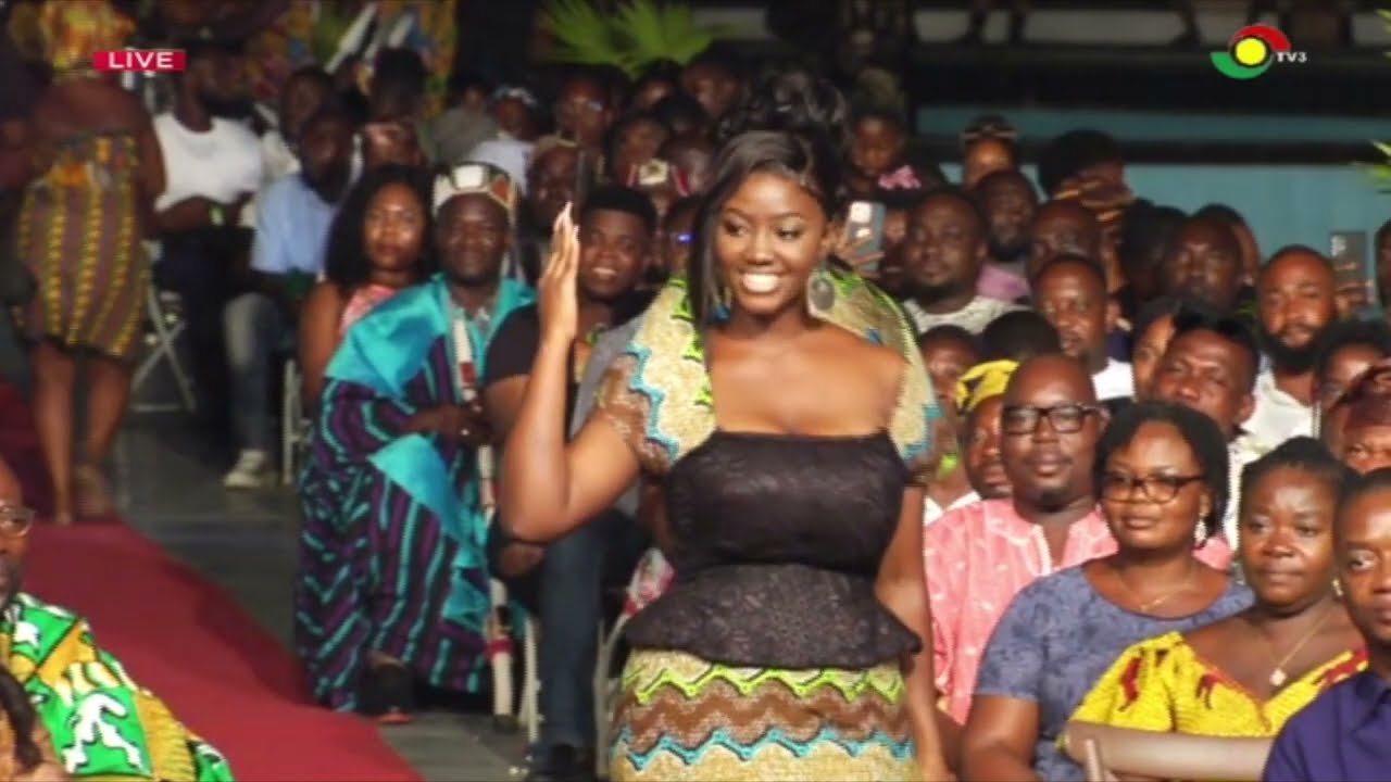 Naa Ayeley's elegant entrance for the Greater Accra Region || Ghana's Most Beautiful 2023 #gmb2023