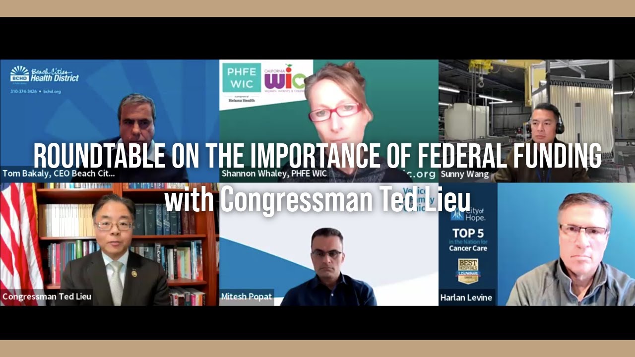Roundtable on the Importance of Federal Funding | Rep. Ted Lieu