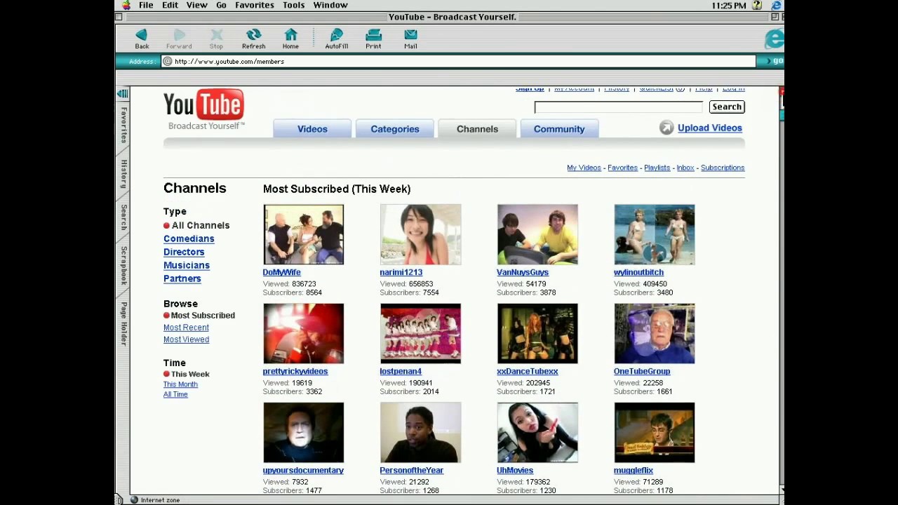 google,facebook and youtube old design 2006 oldweb.today
