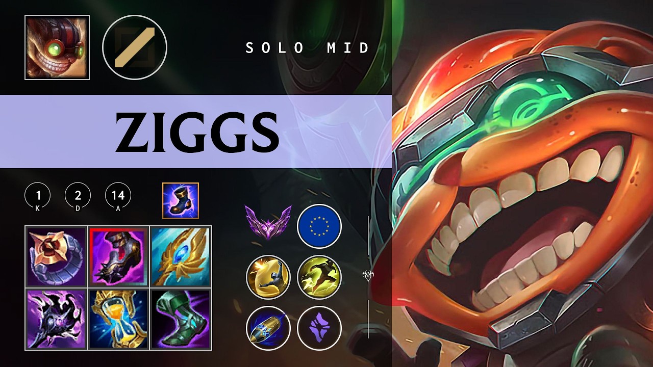 Ziggs Mid vs Aurora - EUW Master Patch 26.05