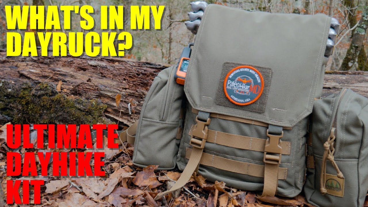 ULTIMATE Day Hike Gear List - What's in My Hidden Woodsmen Day Ruck?