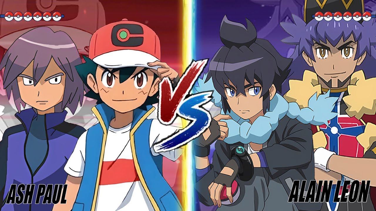 Pokémon Battle: ASH and PAUL Vs. LEON and ALAIN