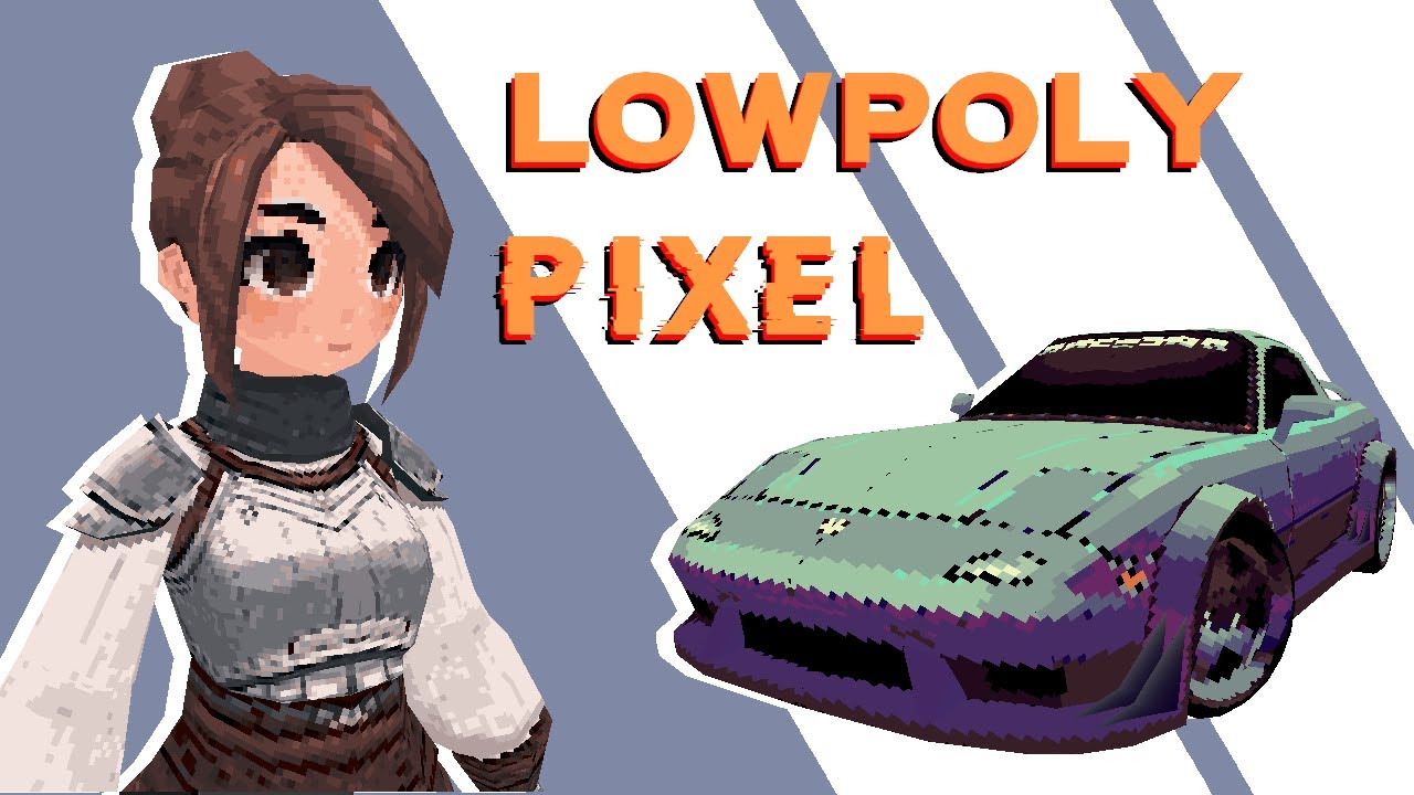 Como Pixelizar Texturas Para Modelos 3D - img2pixel + Blender & Godot