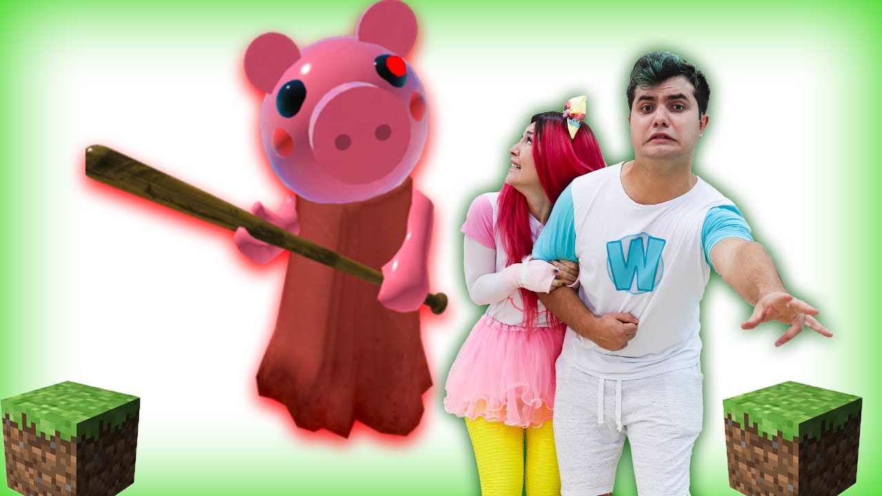 MALOUCOS EM UMA HISTÓRIA ENGRAÇADA DO PIGGY NA VIDA REAL ( life )