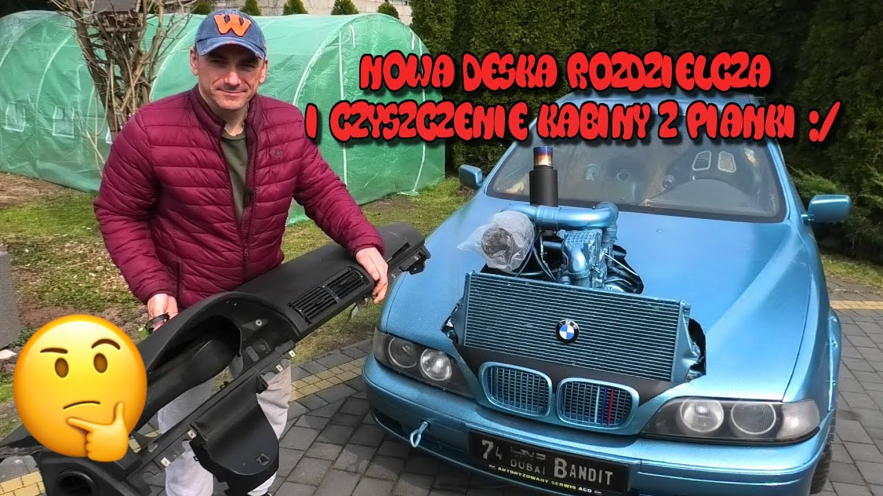 Nowa Deska Rozdzielcza i Czyszczenie Kabiny z Pianki Składamy Wszystko Do Kupy cz.2 Wazzup :)