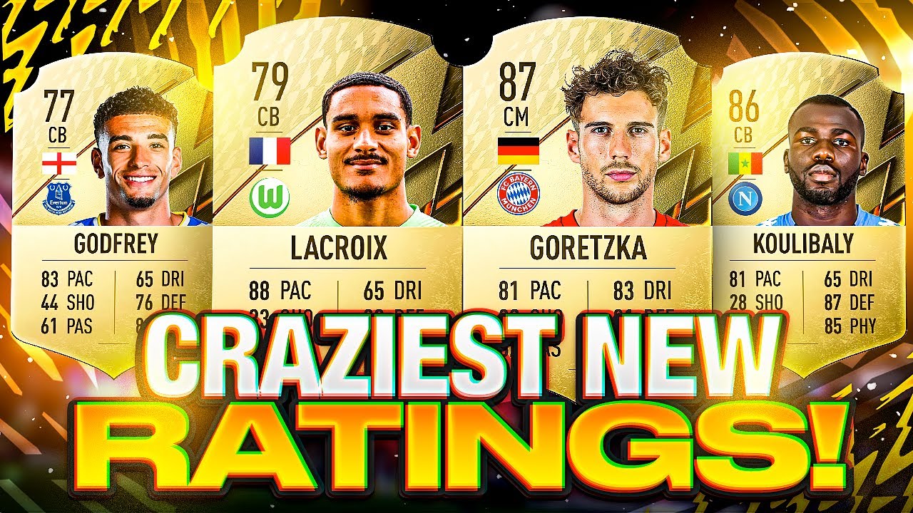 FIFA 22 Most Shocking New Player Ratings!