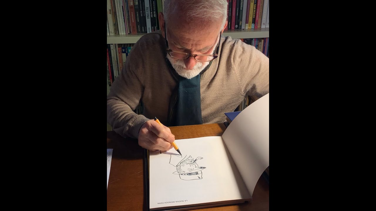 Nello studio di Vittorio Giardino..