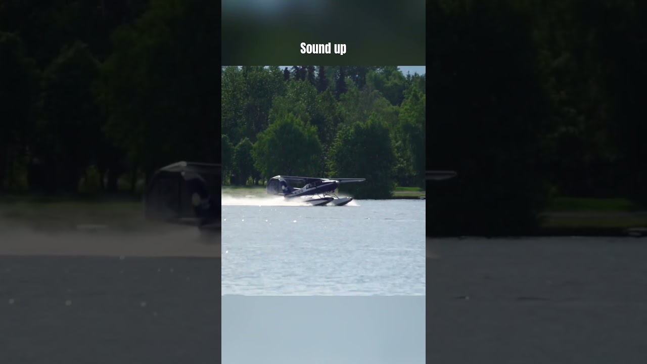 Sound up for this departure from Lake Hood.