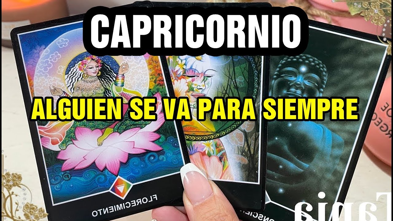 CAPRICORNIO🕯️ESTA SERÁ LA ÚLTIMA VEZ QUE VAS A SENTIR ESTO… ALGUIEN SE VA Y NO VOLVERÁ NUNCA MÁS‼️⚫