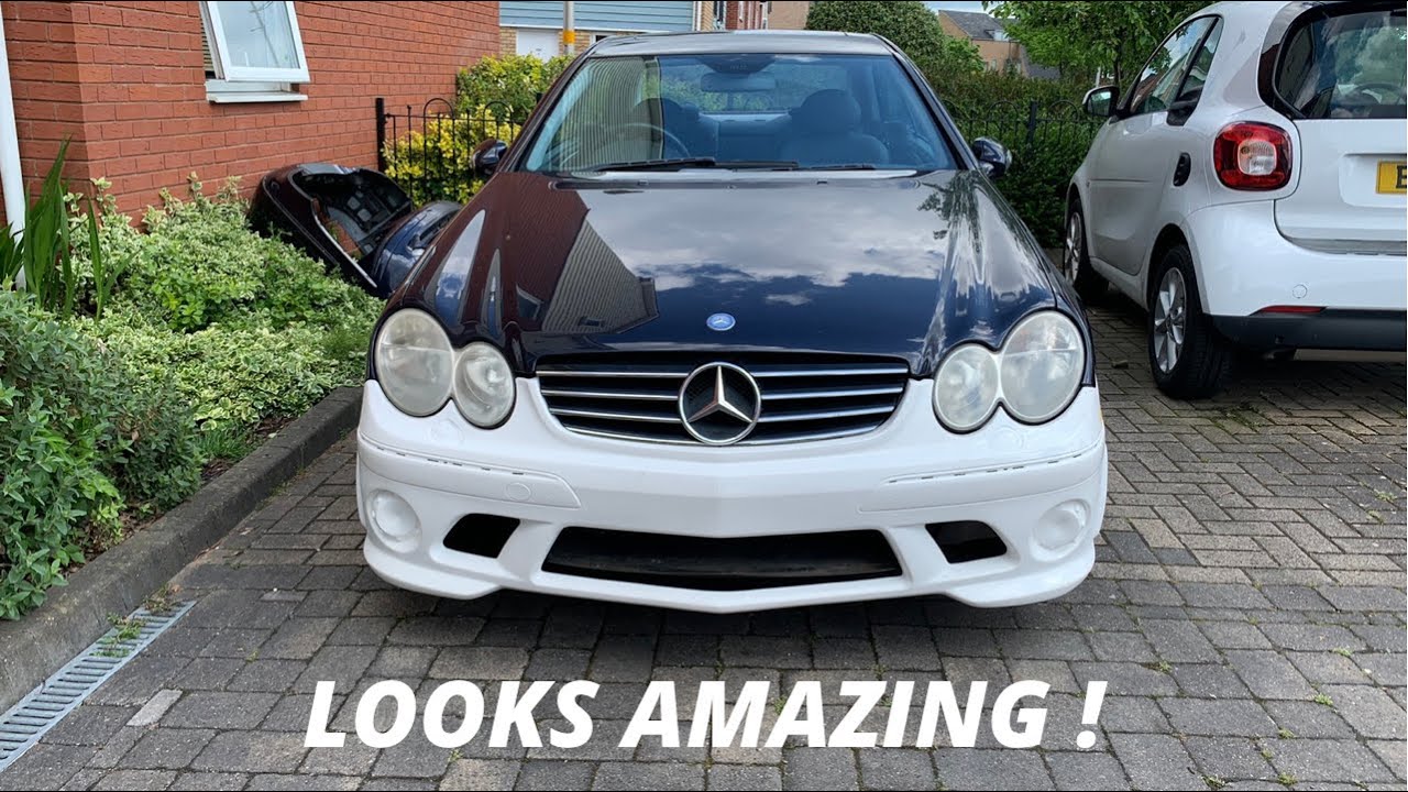 INSTALLING A CUSTOM AMG BODYKIT How To Remove Front Rear Bumper & Side Skirts Mercedes CLK W209 C209