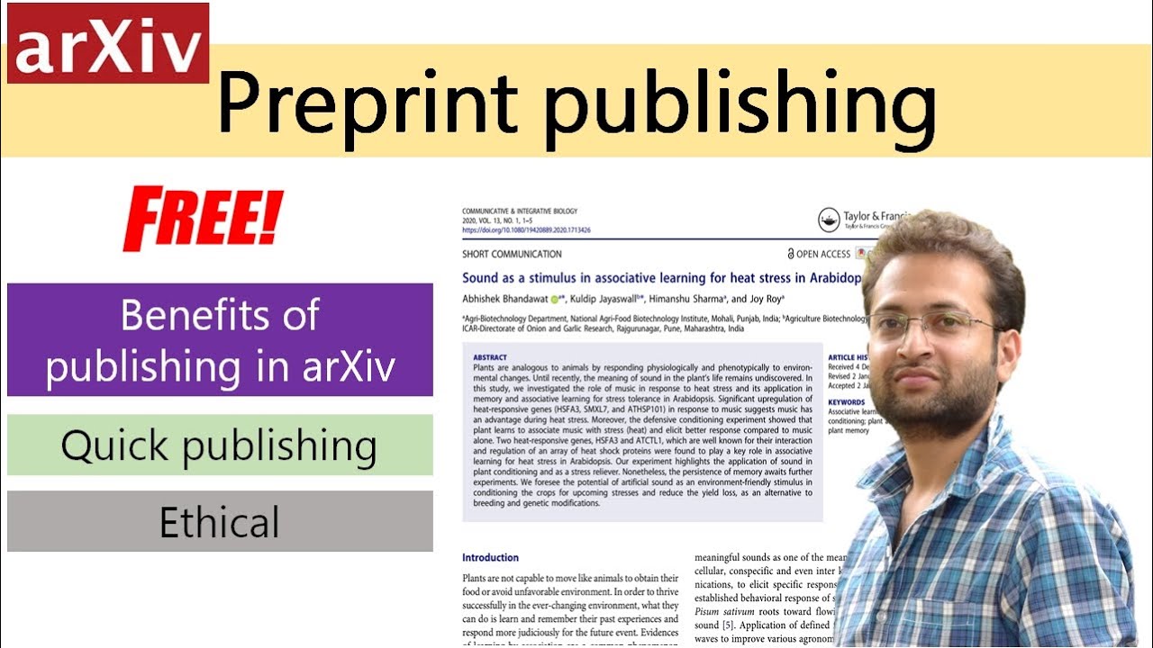 Why you should publish papers in arXiv repositories. benefits of preprint publishing.