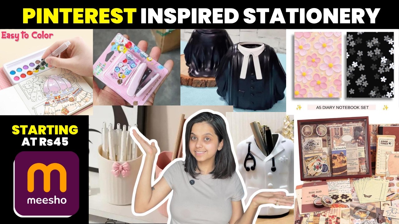 Meesho Stationery Under ₹200 😍 Reviewing the Best Affordable Finds