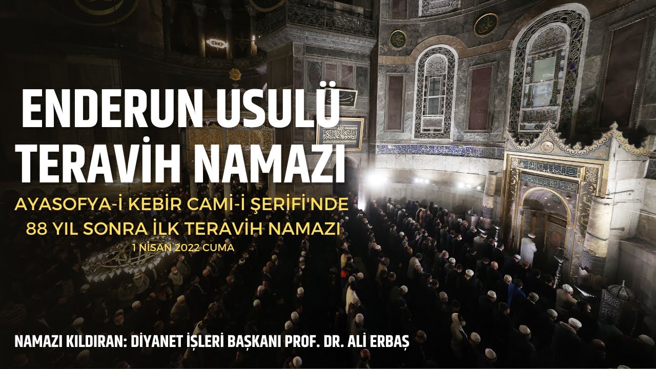 Enderun Usulü Teravih Namazı Nasıl Kılınır?