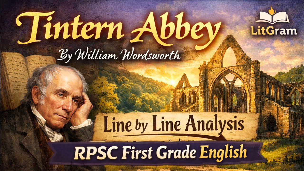 Tintern Abbey by William Wordsworth | Complete Analysis | RPSC First Grade English