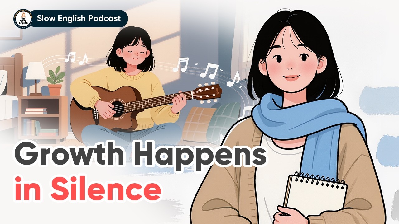 Growth Happens in Silence | Deep English Conversation Practice | B2–C1