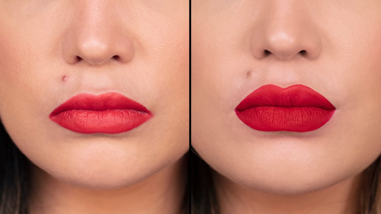Maquiagem completa com PRODUTOS NACIONAIS  + Dicas para passar batom vermelho!