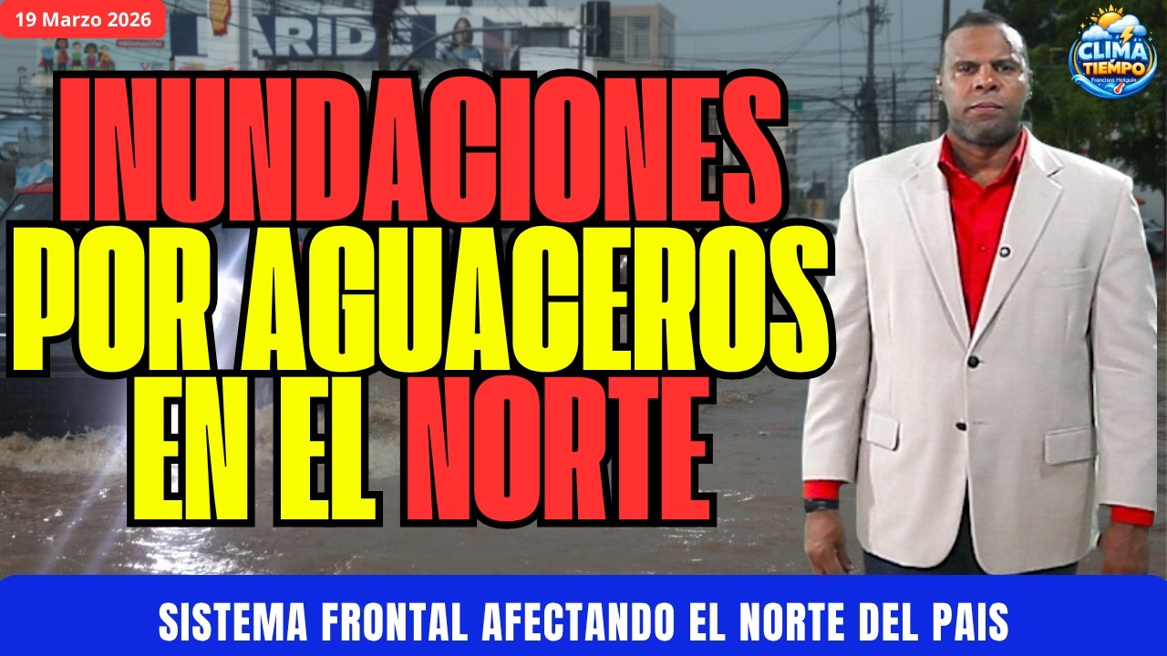 FUERTES AGUACEROS E INUNDACIONES ESTA NOCHE Y EL VIERNES