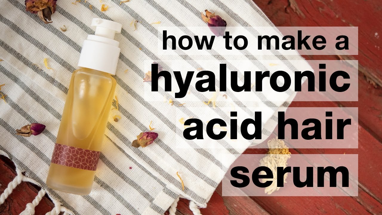 How to Make a Bi-Phase Hyaluronic Acid Hair Serum // Humblebee & Me