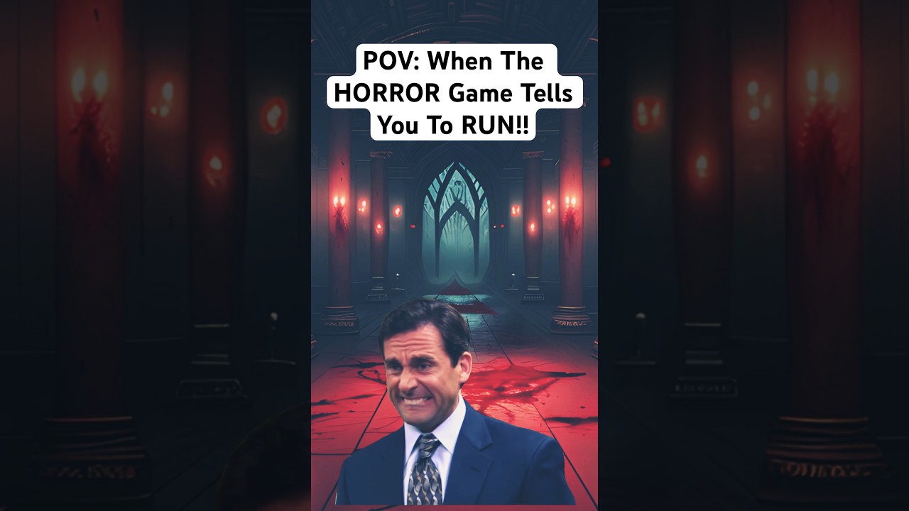HORROR GAME Tells You To RUN! 👻 #shorts #horror