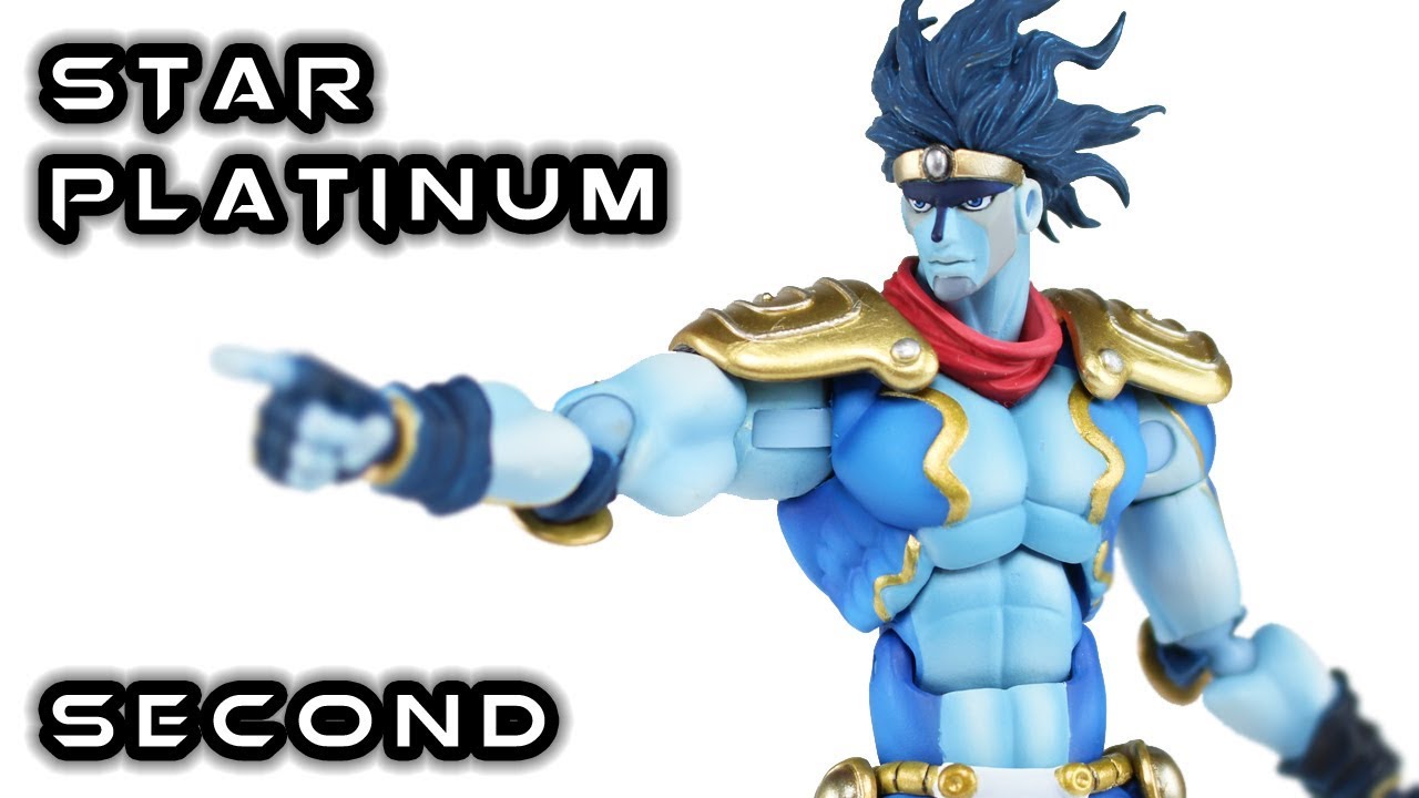Super Action Statue STAR PLATINUM Second JoJo's Bizarre Adventure Action Figure Toy Review