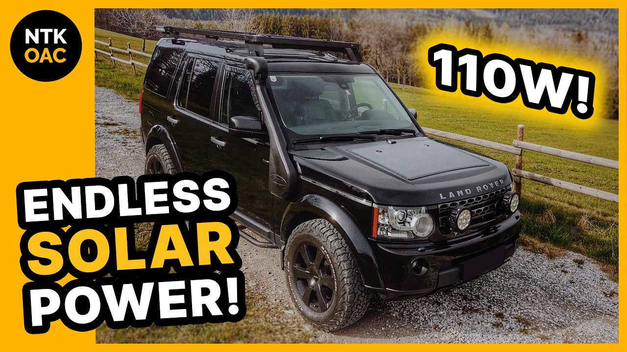 Я установил солнечные панели на капот моего LR4 / Discovery 4