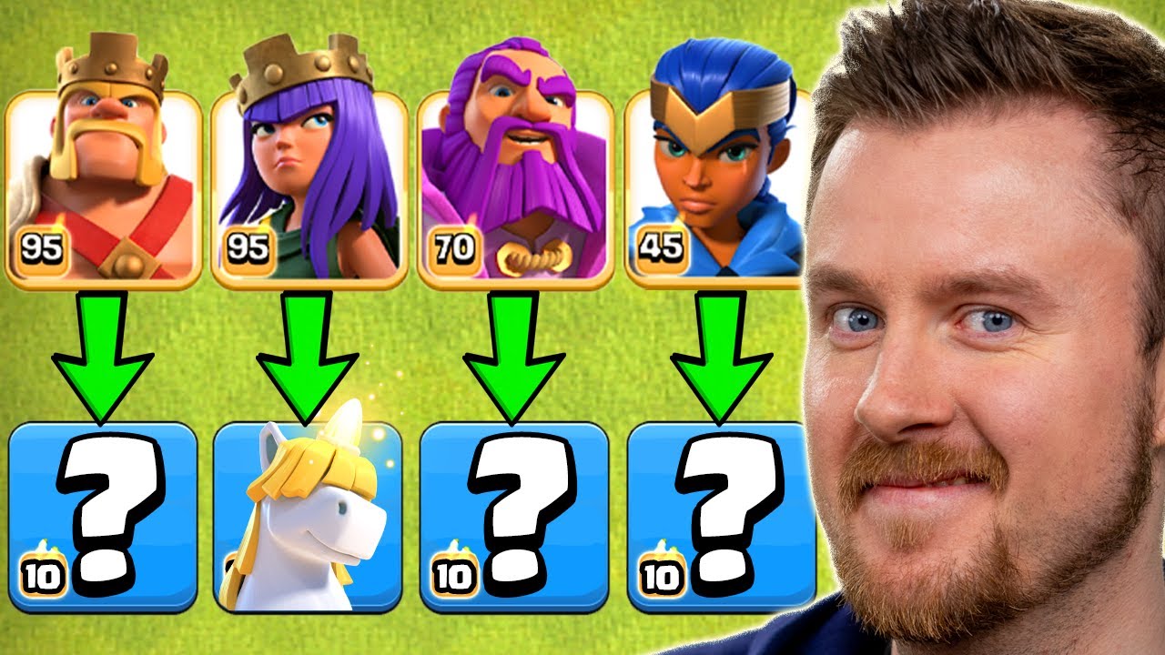 BESTE BEGLEITER für JEDEN HELDEN auf ALLEN RATHAUS STUFEN in Clash of Clans