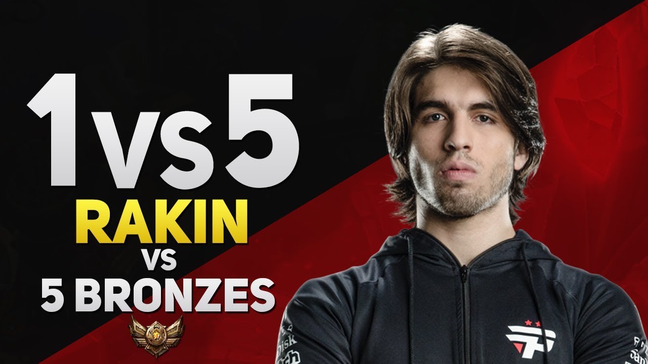 1vs5 - RAKIN vs 5 BRONZES - SEGUNDA CHANCE*