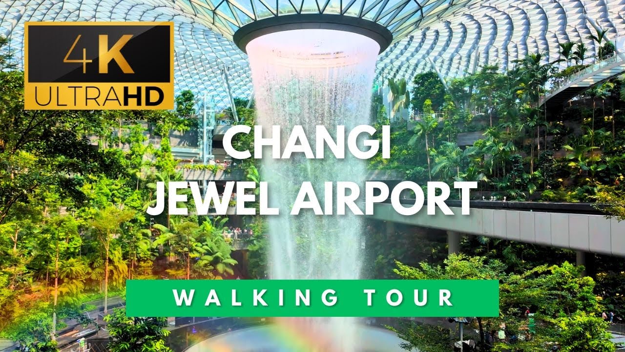 Best airport in World CHANGI Singapore ASMR - Tour Jalan - Part 1