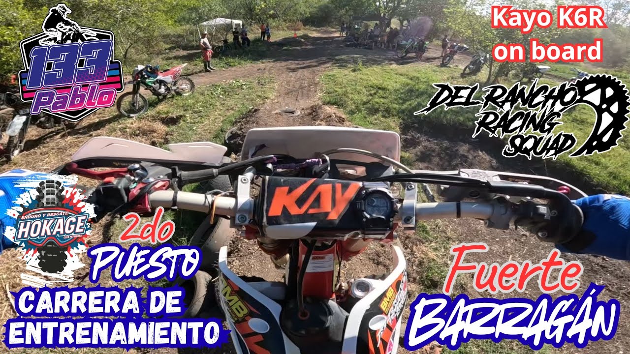 Kayo K6R 250  🚀🏁 / Carrera de entrenamiento  28-2-26/ Fuerte Barragán #onboard #gopro #moto #enduro