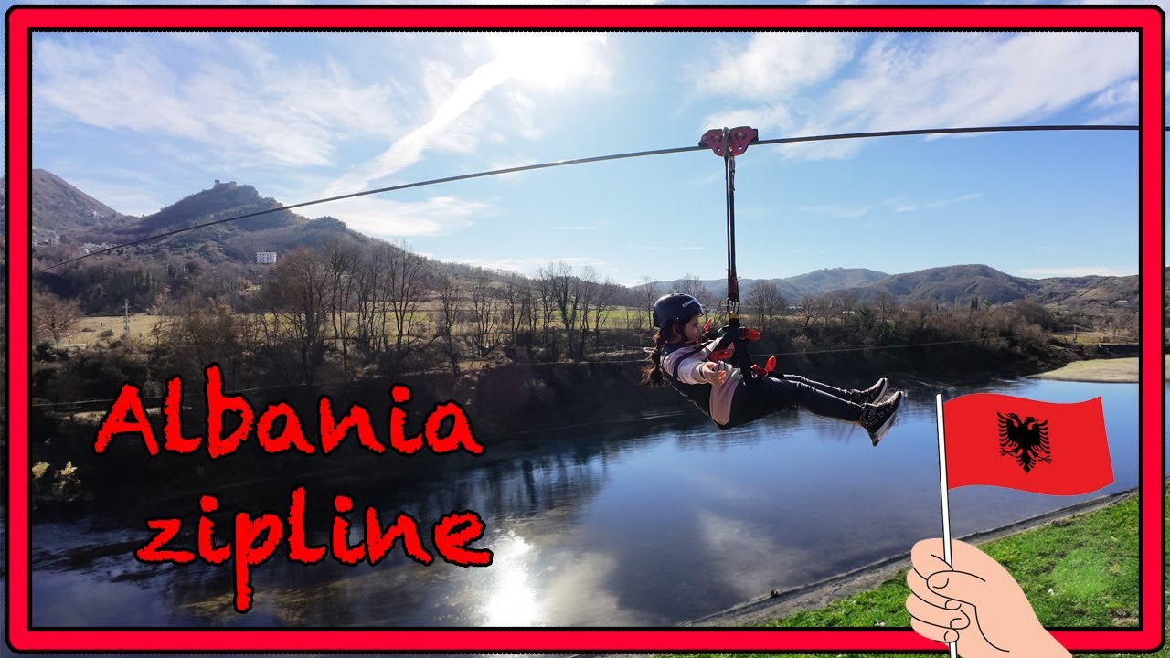 Hi, Guys! Flying Over Albania on a Zipline! 🕊️😱