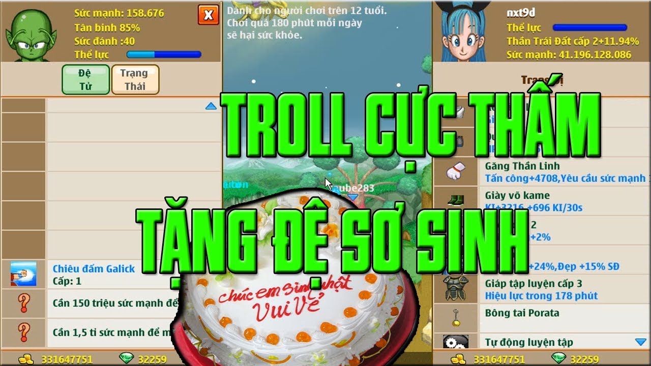 Troll Đổi Đệ Tử 40Tỷ Của NXT9D Trong Ngày Sinh Nhật .... KHÓC LUÔN CỰC THẤM