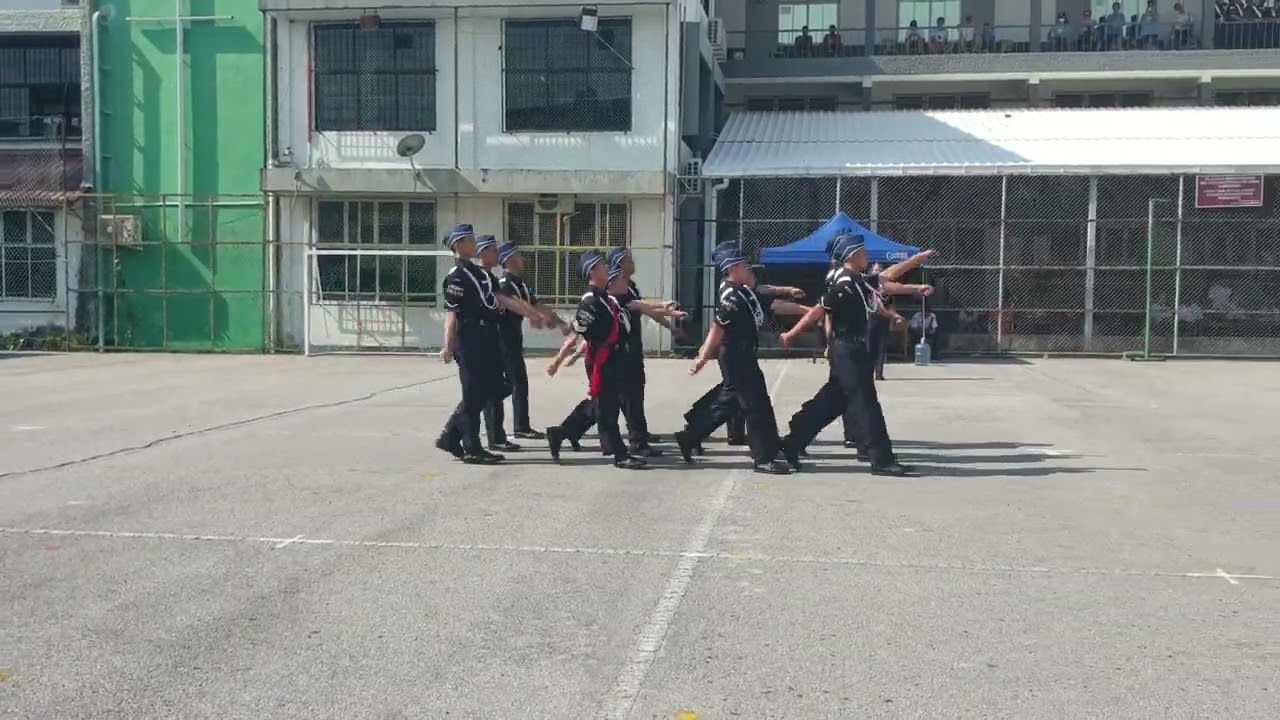12th KL boys brigade drill team at Pesta Sarawak Kuching