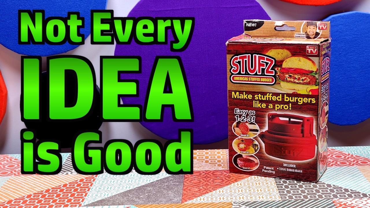 Stufz™ - America's Stuffed Burger Maker - I Can Unbox Anything!