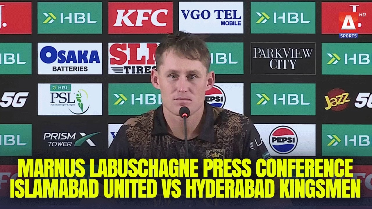 Marnus Labuschagne Press Conference | Islamabad United VS Hyderabad kingsmen | Match 43 Eliminator 2