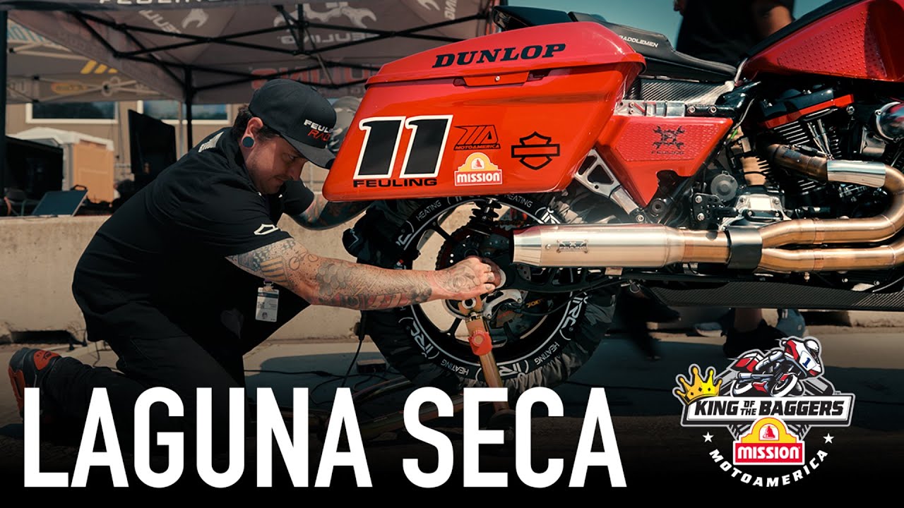 FEULING Bagger Racing в LAGUNA SECA (MotoAmerica на WeatherTech Raceway)