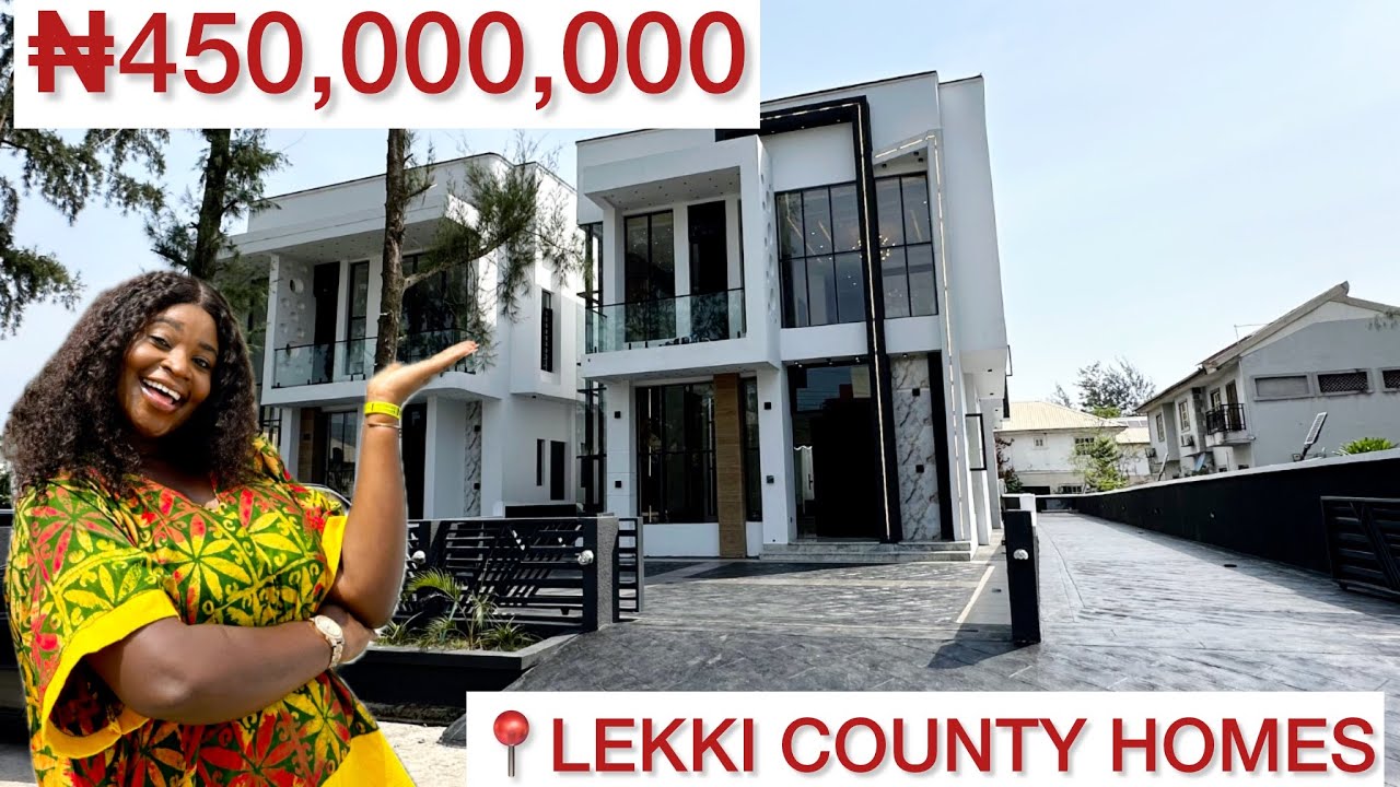 Inside a ₦450M Beautiful 5 Bedroom Fully Detached Duplex With Bq, Swimming pool in Lekki Lagos
