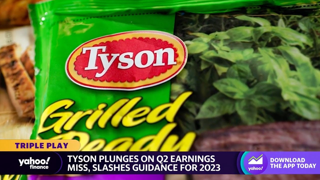 Tyson Foods stock plunges on earnings miss, reduced 2023 guidance