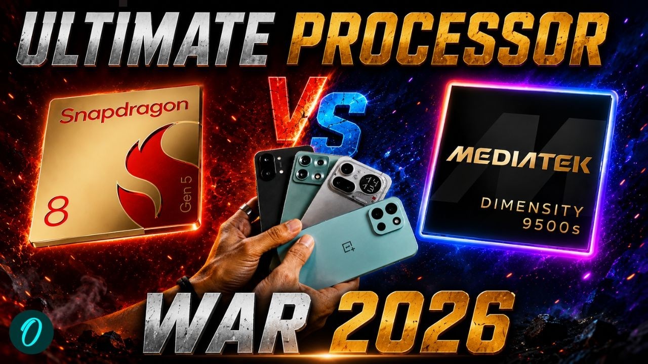 Snapdragon 8 Gen 5 vs Dimensity 9500s &ndash; Which Processor Wins? | Gaming, Benchmark & Battery Test