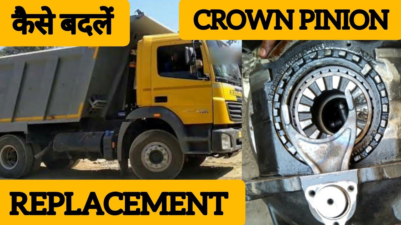 Bharat Benz Crown Pinion Replacement Full detailing Video Part 1 2021