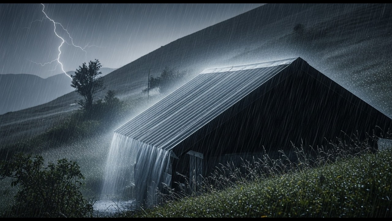Heavy Rain Sounds for Deep Sleep in 5 Minutes | Relaxing Rain Ambience for Insomnia Relief