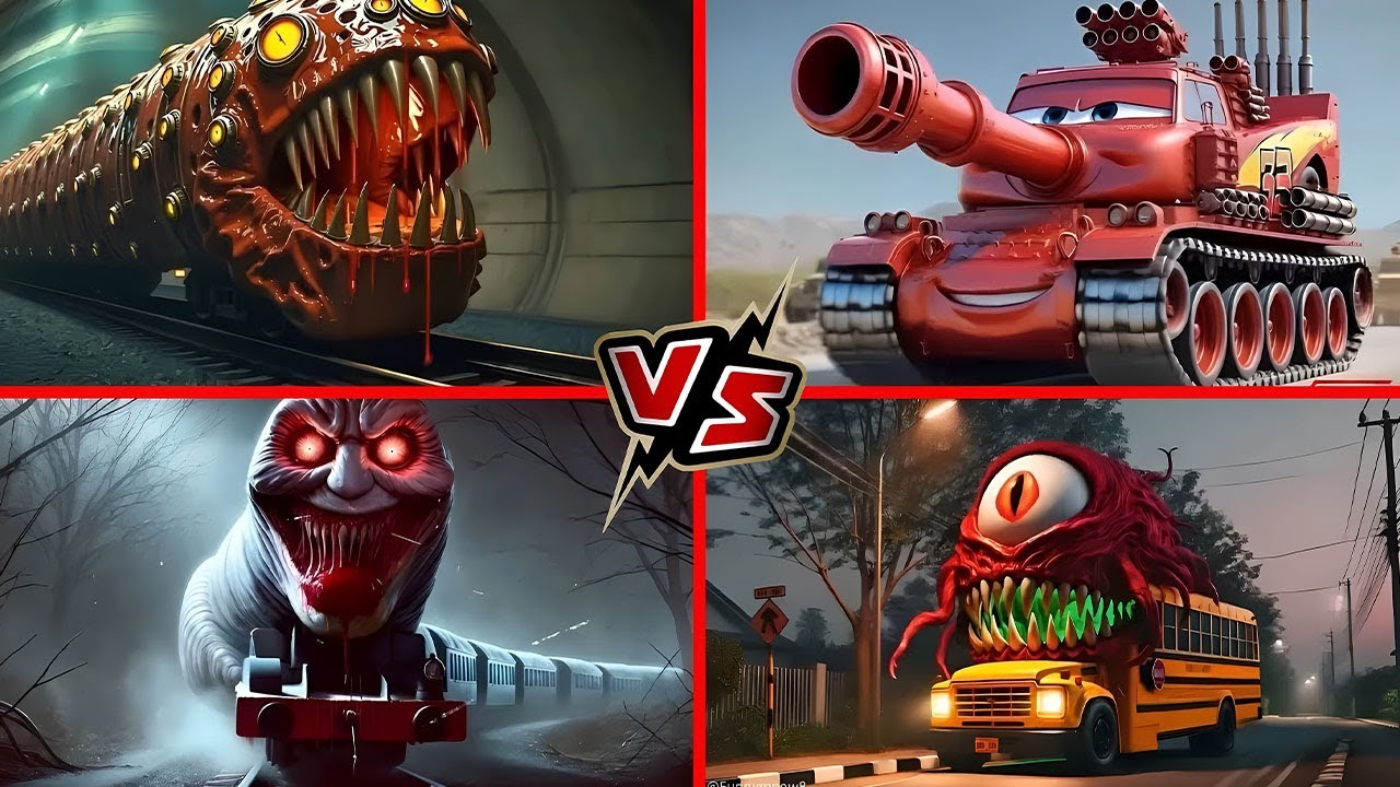 Lightning Mcqueen Eater Spider Cars in Tiles Hop EDM Rush🎶