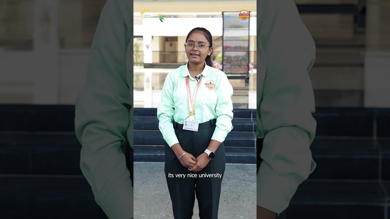 Shivani's Insight into GH Raisoni University Saikheda Agriculture Facilities