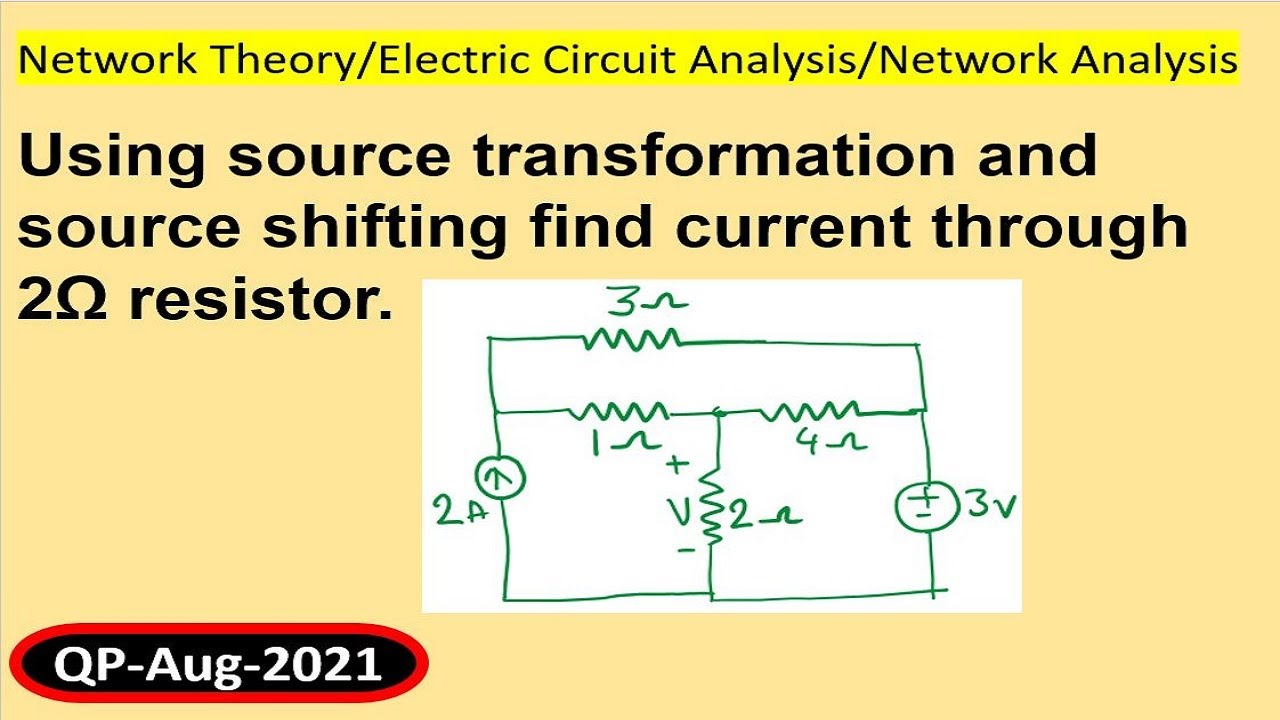 Numerical on Source shifting and source transformation