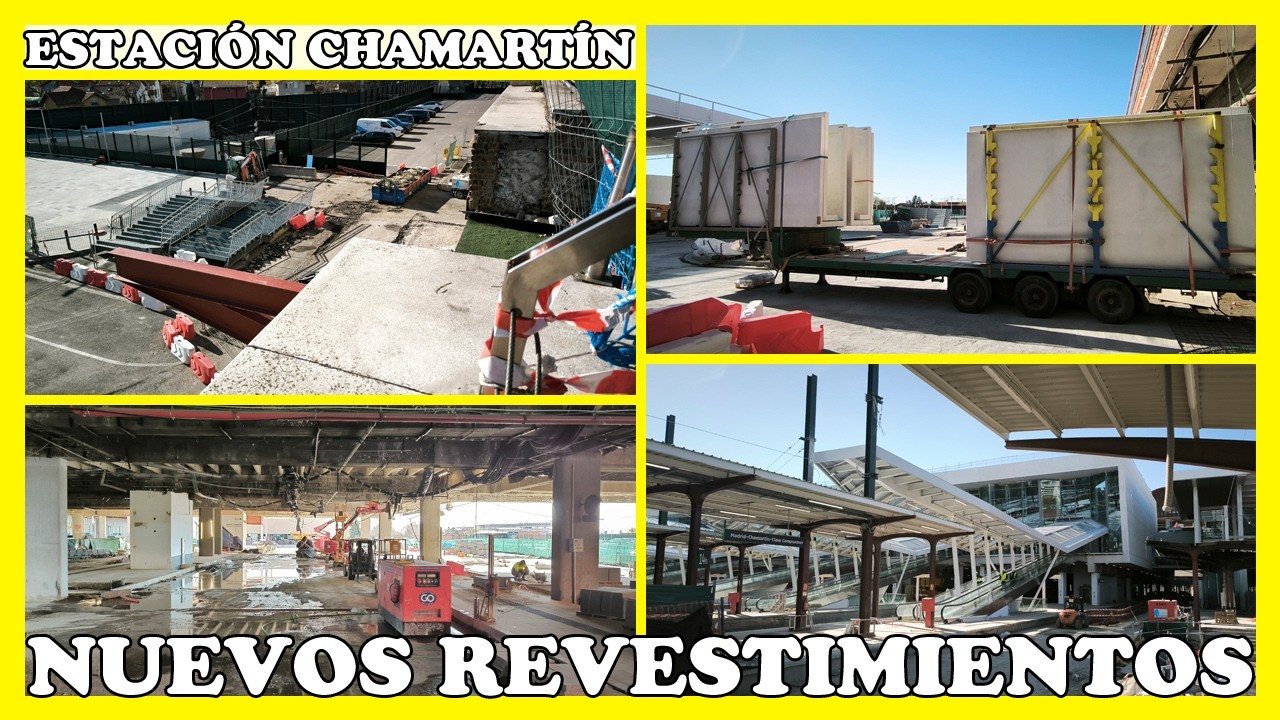 🚧 OBRAS ESTACIÓN CHAMARTÍN: AVANZAN LOS TRABAJOS FINALES | 16 MARZO 2026 🚧