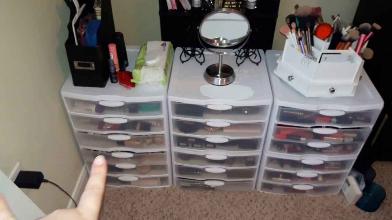 Post declutter makeup collection (may 2018)