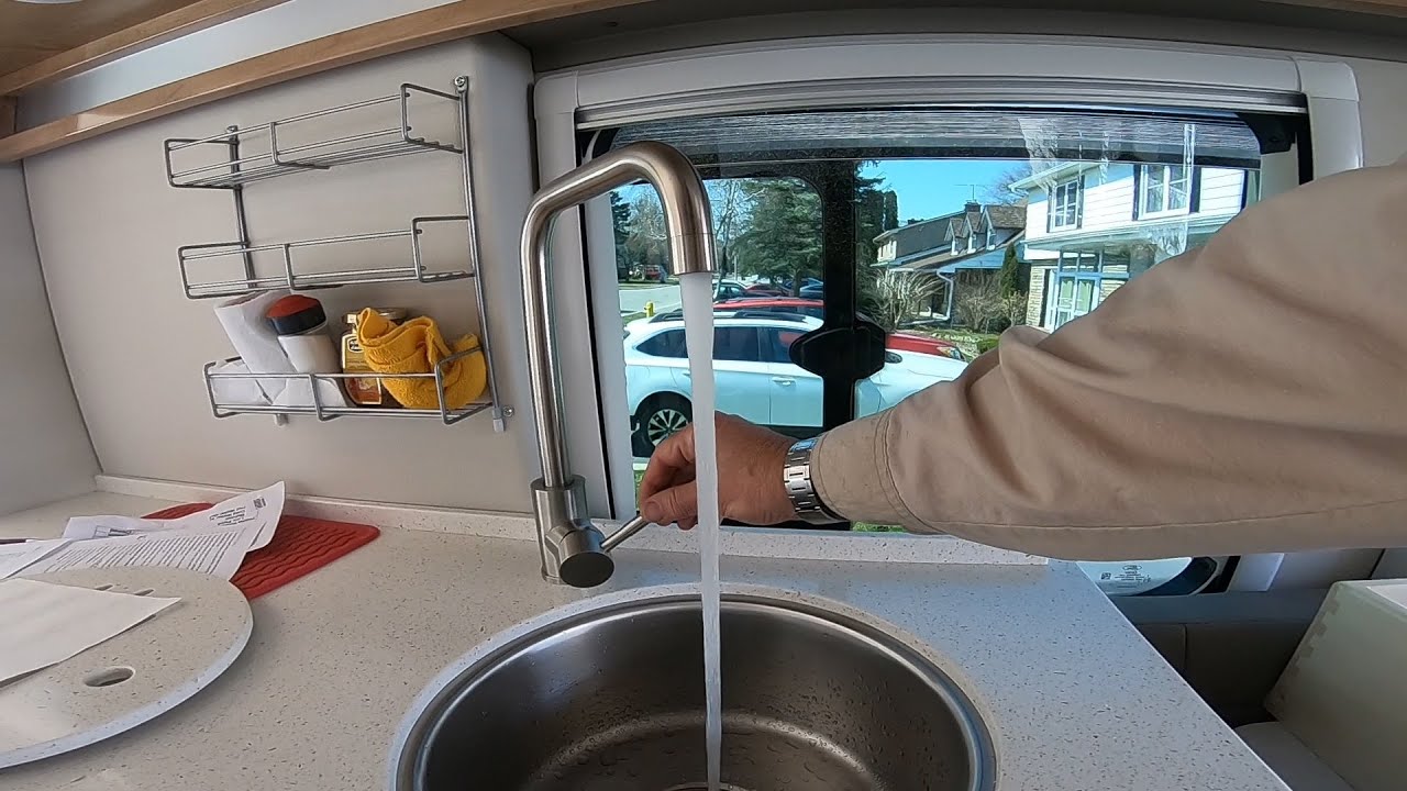 Sanitizing the water system in our 2020 Coachmen Beyond