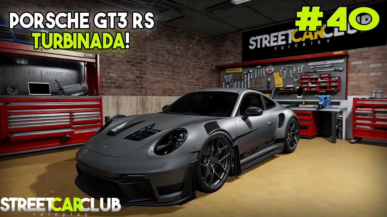 TURBINEI e REPROGRAMEI a minha Porsche GT3 RS! (450KM/H+) Street Car Club RP #40