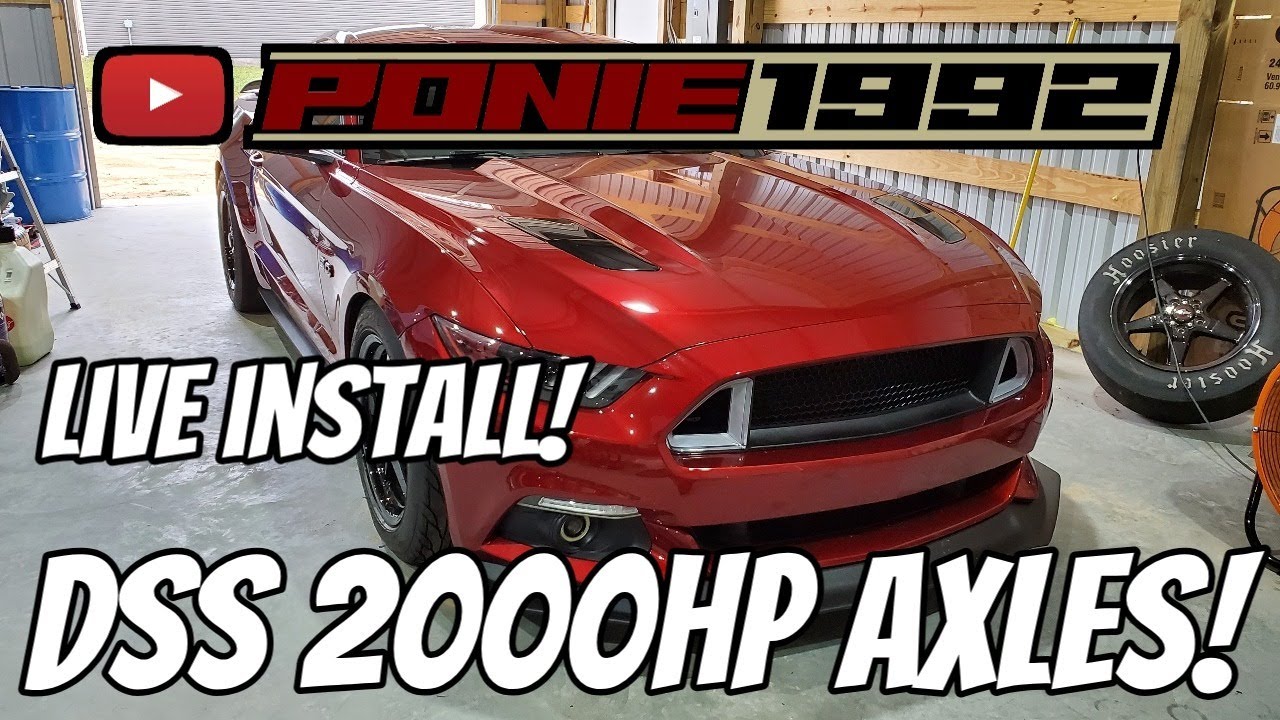 Live install! DSS 2000hp axles for project Stepchild!