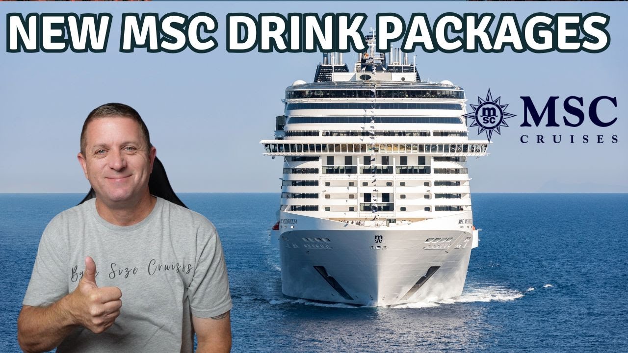 НОВЫЕ пакеты напитков MSC — 18.12.2024 — вступают в силу немедленно