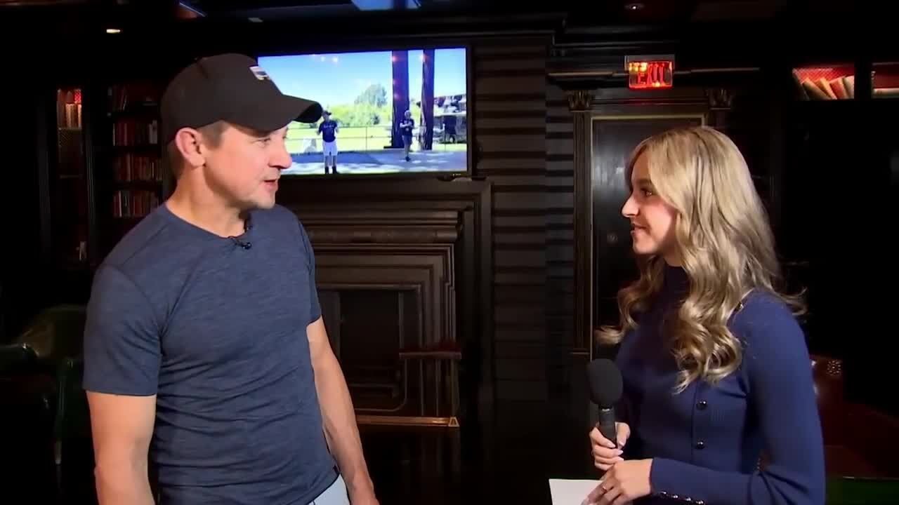 Actor Jeremy Renner visits Las Vegas